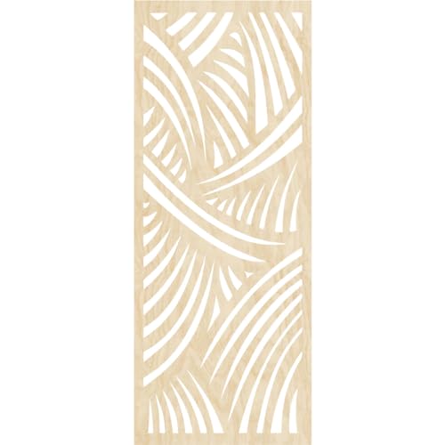 Image of Chester Decorative Pierced Fretwork Wood Wall Panels, 9 3 /8 inchW x 24 3 /8 inchH x 3 /8 inchT, Birch