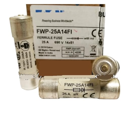 Fusible FWP-25A14FI cartouche cylindrique 14x51 avec percuteur 25A protection 690V