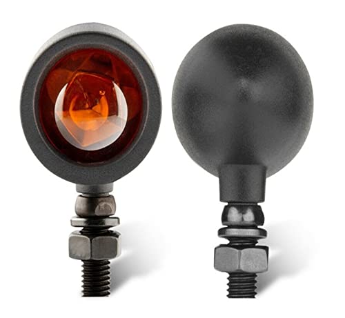Clignotant clignotant lumières LED noir 10mm pour finitions Bobber
