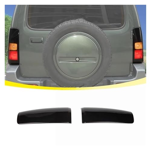 Protector de luz trasera Suzuki Jimny 2007-2017 cubiertas exteriores negras 2