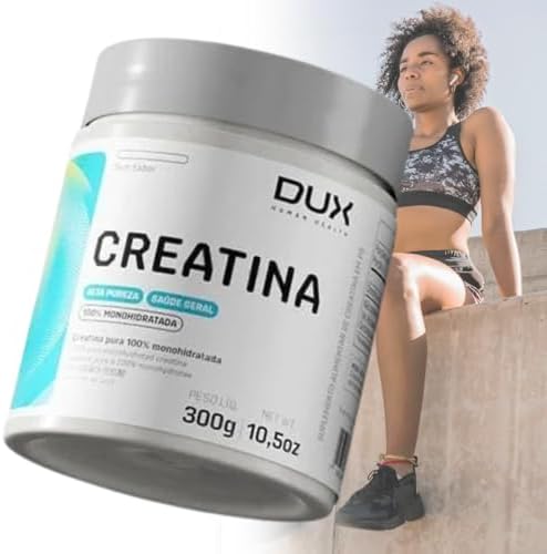 Creatina 300g DUX monohidratada 100% pura | Aumento de força hipe...