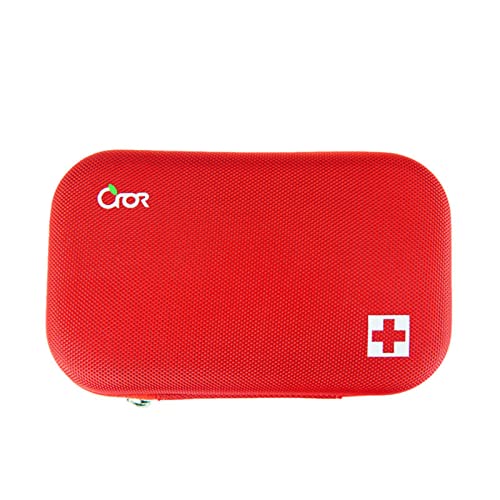 3DTengkit Bolsa de primeros auxilios, mini bolsa médica de primeros auxilios, para coche, viajes, hogar, camping, senderismo u oficina kit de primeros auxilios