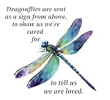 Fabric Panel 8'x8' Dragonfly Memoriam 100% Cotton Quilt Square Block C462