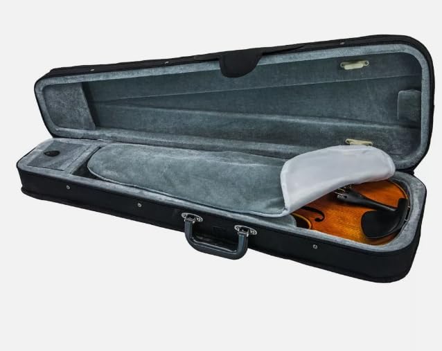 SKY Violin Triangle Case Lightweight 1/4 Size Black Color