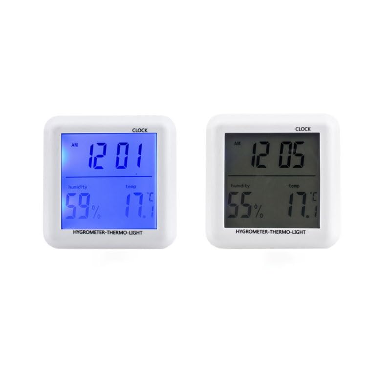 ABS Household Electronic Temperature Humidity Meter Digital Luminous Thermometer