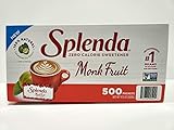 Splenda Monk Fruit Zero Calorie All Natural Sweetener Substitute (1.63 Pounds, 500 Ct.)