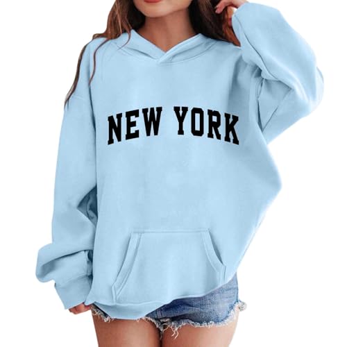 Sweat-shirt fille sans cordon pour l'école et les loisirs d'automne