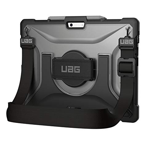 URBAN ARMOR GEAR UAG Designed for Microsoft Surface Pro X Case [13-inch screen] with Hand Strap & Shoulder Strap Plasma Feather-Light Rugged Ice Military Drop Tested Protective Cover
