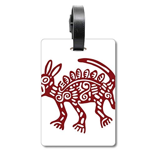 Étiquette pour valise motif totem sauvage idéale pour les grands voyageurs