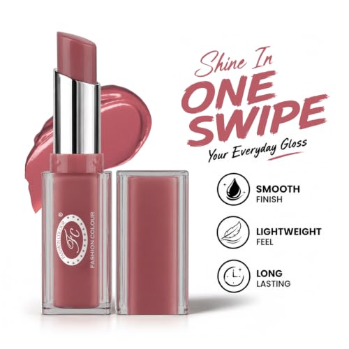 Image of Fashion Colour Crave Me Gloss Stick | High-Shine Gloss Stick | Smooth & Hydrating Creamy Gloss | Long-Lasting Moisturizing Lip Color for Soft & Glossy Lips | (04-Berry Glace, 3.1g)