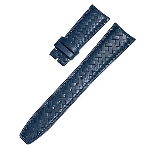 Bracelet de montre en cuir de vache incurvé 20mm pour IWC Portugieser