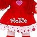 DIBSIES Personalized Sweetheart Cuddle Doll - 14 Inch (Red)