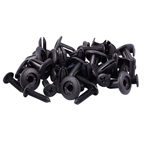 Ghulumn 20 Pcs Attache-Bouchon en Plastique 6mm Cover