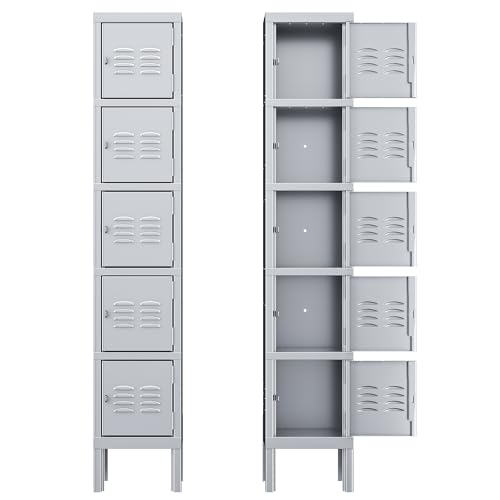 INTERGREAT Metal Locker for School Office Gym Metal Storage...