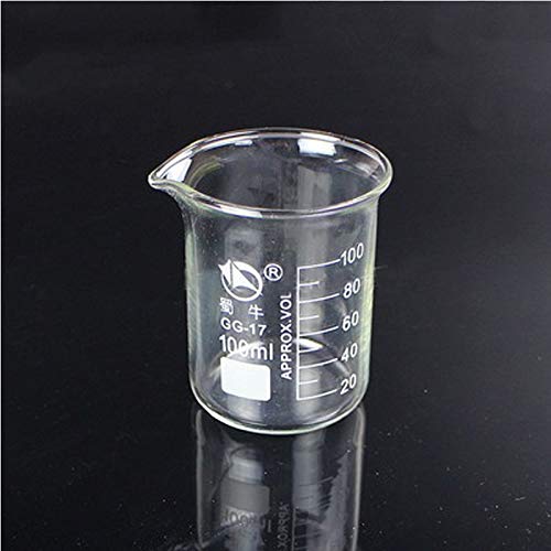 1 Juego de Vaso de precipitados de Vidrio de borosilicato de Laboratorio, Todos los tamaños, Equipo de Laboratorio for experimentos químicos, Todos los tamaños(5000mL 1 Piece)