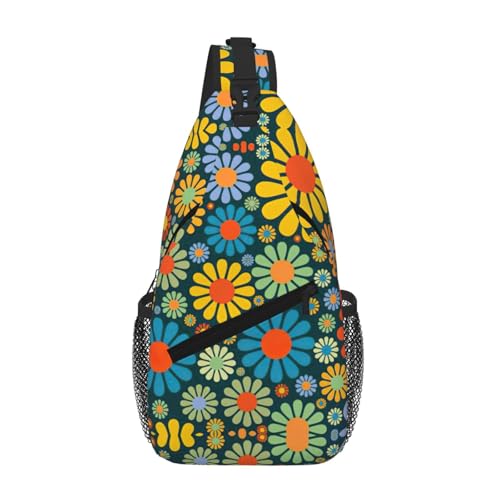 Sac à dos imprimé hippie tendance pour homme au design léger et décontracté