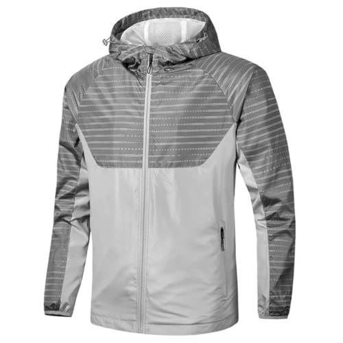 Men's Spring Thin Track Jacket Hooded Casual Cardigan Motorcycle Jacket Streetwear3