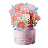 CAZSTYK 3D-Geburtstagskarten, Grußkarten-Umschläge mit bunten Sonnenblumen-Rosen, Tulpen, Grußkarte für Geburtstag, Urlaub, Dankeschön, Großpackung