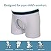 KİRVE Comfortable Circumcision Support Briefs - Boys' Post-Care Underwear | Prevent Inflammation and Aid Recovery (US, Alpha, X-Large, Regular, Regular, White)