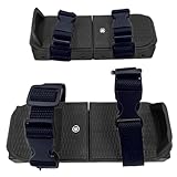 Jorzer 1 Pair Toddler Ice Skates, Adjustable Kids Ice Skates with Strong Belt Buckle for Winter Toddler Beginner Training Aid Shoes, Black Sporting_Goods.-