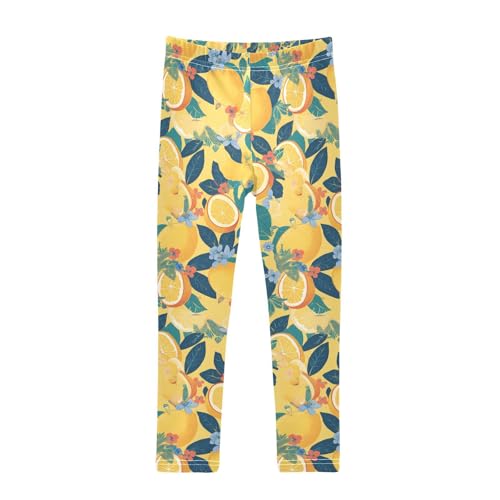 KLL Floral Indonesian Batik Motif Toddler Girl Cotton Pants Stretch Full Length Pants Exercise