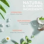 Vanilla Coconut Shower Gel Body Wash - USA Made with Organic & Natural Ingredients, Moisturizing Cleansing Gel for Women, Gentle & Non Toxic Daily Wash for Sensitive Skin, Clean Body Soap Liquid - Image 4