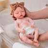 Muñeca Bebé de Silicona BABESIDE, 12 Pulgadas Realista con Kit de Alimentación | Muñecas Bebé Reborn, Anatómicamente Correctas, Cuerpo Completo de Silicona, Muñeca Bebé Niña Recién Nacida, 3 Libras Muñeca Bebé de la Vida Real para Niños 3+ Años 4