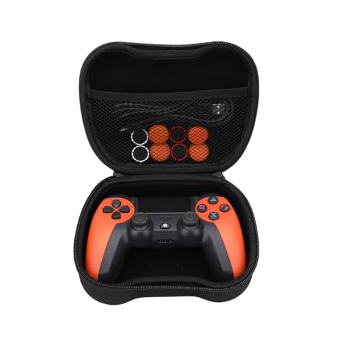 🎮 IL PACCHETTO DEFINITIVO: Il controller è fornito con 8 coperture per i joystick + una custodia per trasportare sia gli accessori che il controller stesso. Potrai godere di 2 coperture di dimensioni grandi, 2 coperture di dimensioni medie e altre 4 coperture di dimensioni ridotte realizzate in silicone per migliorare la presa e la mobilità, migliorando il comfort e la precisione nel giocare alla tua console preferita.