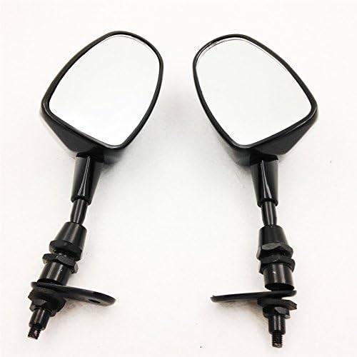 Miniatura 5 de XKH grupo motocicleta Mini Racing espejo para Yamaha YZF R6 YZF R6 2006 2008 YZFR1 R1 2002 2008 negro nuevo