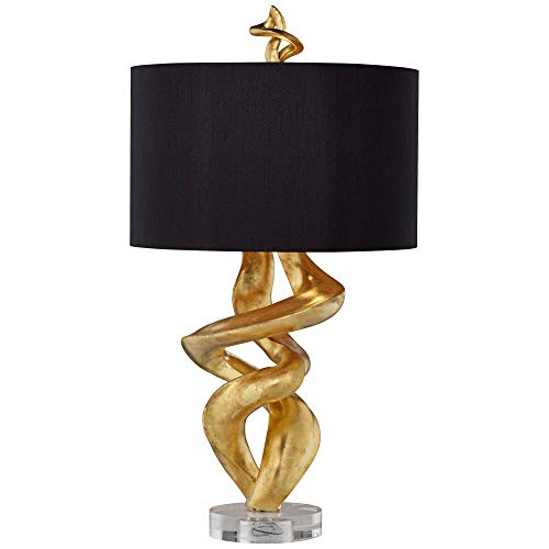 Kathy Ireland 87-6026-7L Tribal Impressions Gold Leaf Table Lamp thumb #3