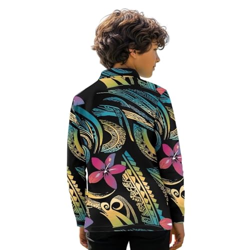 Shirts for Boys 3-16 Kids Long Sleeve Shirts Graphic Activewear Comfy Tops2