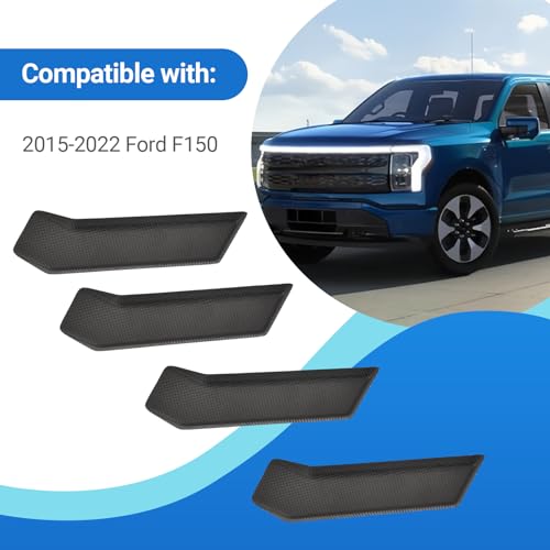 Automkt 4PCS Running Board Step Pad Grip Cover Step Cap Mat FL3Z16491DA FL3Z-16491-DA Fits for 2015-2022 Ford F150 (Left Driver Side)