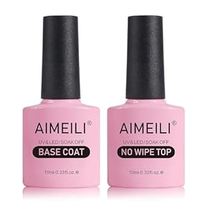 AIMEILI Base Coat Top Coat Set 2x10ml