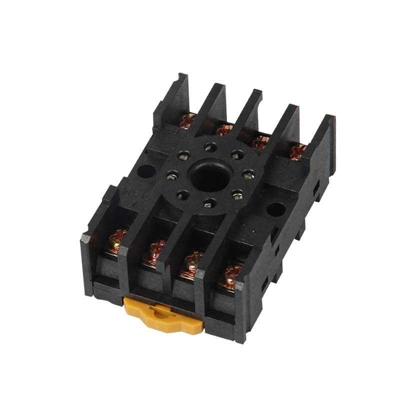 100 pz PF085A Presa di Base relè Nera Presa di Alimentazione/Presa relè Industriale 8 Pin for MK2PK MK2P JQX-10 2Z