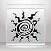 Pegatina Promotion Maori Sonne Hawaii Polynesien Tattoo 20 cm Aufkleber Sticker Autoaufkleber Wandtattoo Surf Kite Surfen Wassersport Fun Sea