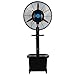 Ventilatori a piantana Ventilatore portatile a piedistallo con motore a corrente continua ultra efficiente, funzionamento silenzioso, 3 velocità di regolazione, doppie pale del ventilatore, ventola
