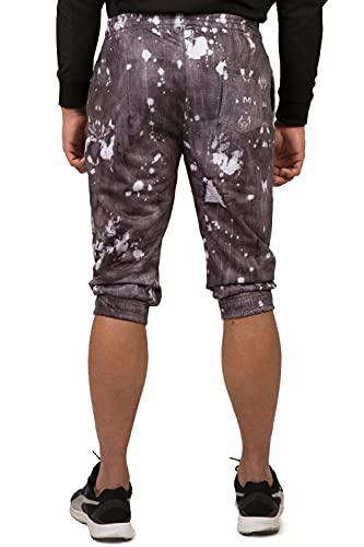 VIBES Men's Shorts All Over Print Elastic Waist & Bottom2