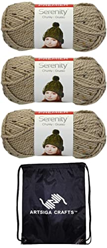 Hilo de tejer suave Premier Serenity Chunky para evitar prendas que pican y avanzar muy rápido 2