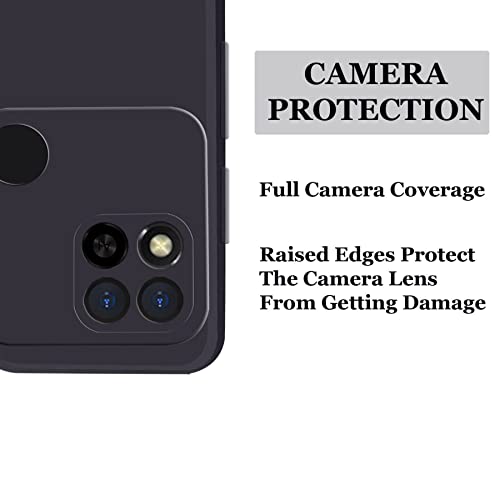 Image of A rtistque Back Cover Case for Redmi 10A / 10A Sport /Redmi 9 / Redmi 9 Active /Poco C31 with Camera Protection | Shockproof TPU | Stylish Protective Design | Slim Fit | Ultra Matte - Black