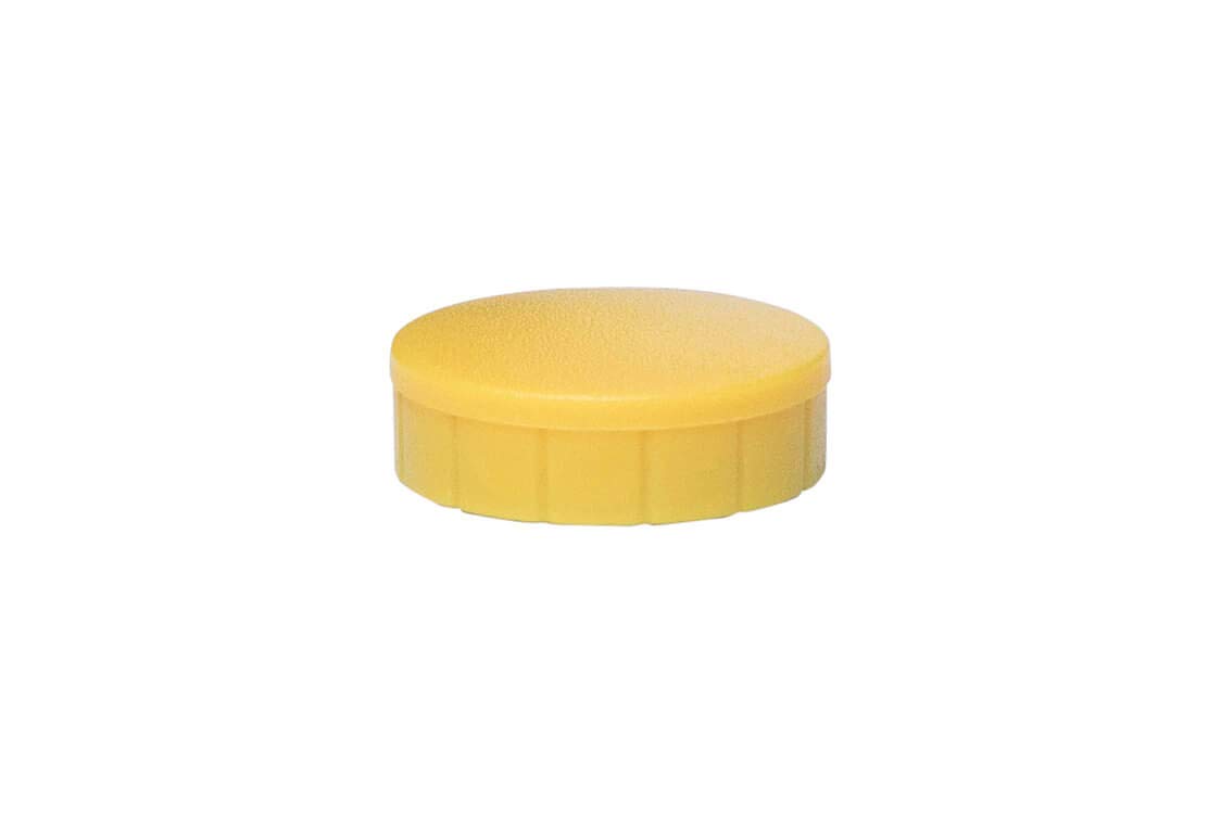 Maul 6162013 Holding Magnet Solid, max. Load: 0.3 kg, Yellow