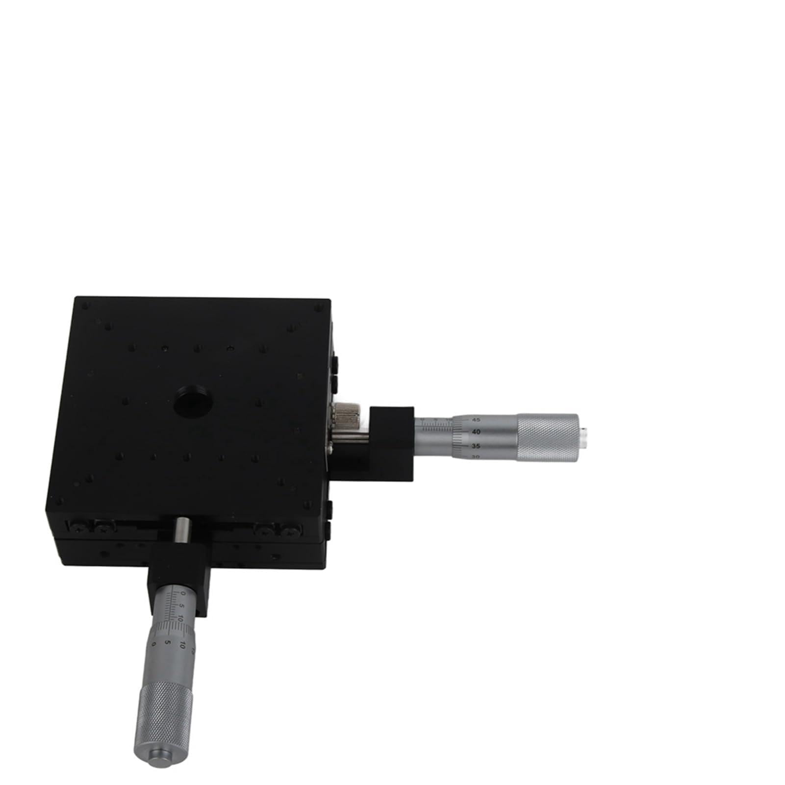 SEMY100 AC Micrometr Manual Slide Table Platforma Platforma Krzyżowa Etapy Wałka 100 * 100 * 40 Mm dla Sprzętu Laboratoryjnego i Mechanicznego