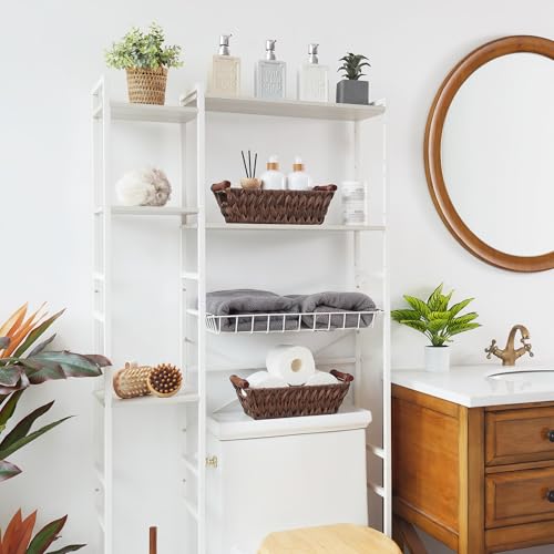 GRANNY SAYS Woven Storage Baskets for Shelf, Pack of 2 Small Storage Baskets, Handwoven Wicker Boxes Organiser with Handles for Bathroom Organising, Decorative for Entryway Bedroom, Brown - Cosy Home Interiors GRANNY SAYS Woven Storage Baskets for Shelf, Pack of 2 Small Storage Baskets, Handwoven Wicker Boxes Organiser with Handles for Bathroom Organising, Decorative for Entryway Bedroom, Brown - Image 5