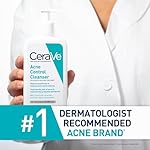 CeraVe Acne Treatment Face Wash, Salicylic Acid Cleanser with Purifying Clay, Niacinamide, and Ceramides, Pore Control and Blackhead Remover, 8 Ounce - Image 5