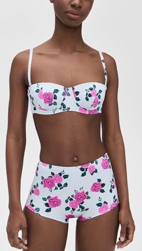 Good American Women's Satin Boy Swim Bikini Shorts4