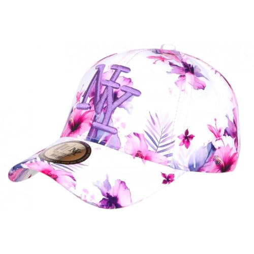 Hip Hop Honour Casquette Enfant Fleurs Violettes Tropicales Baseball NY Hawai 7 a 12 Ans - Taille...