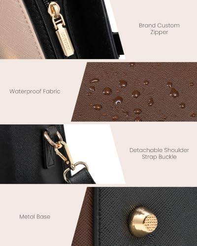 LOVEVOOK Laptop Tote Bag Women 2-in-1 Work Purse Computer Briefcase Handbag — view 7