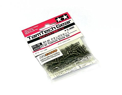 Alléger châssis TamTech-Gear GT-01 Tamiya 40550 vis en titane
