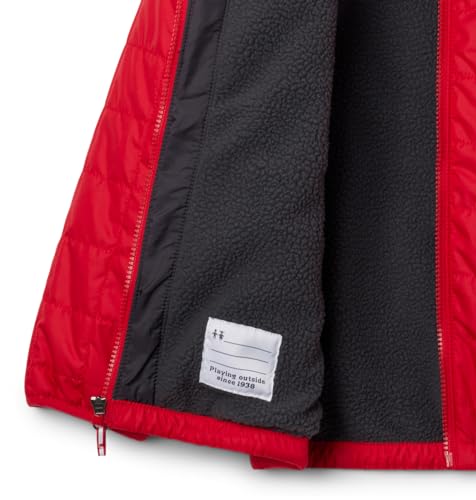 Image of Columbia Youth Boys Rugged Ridge II Sherpa Lined Jacket, Mountain Red, X-Large