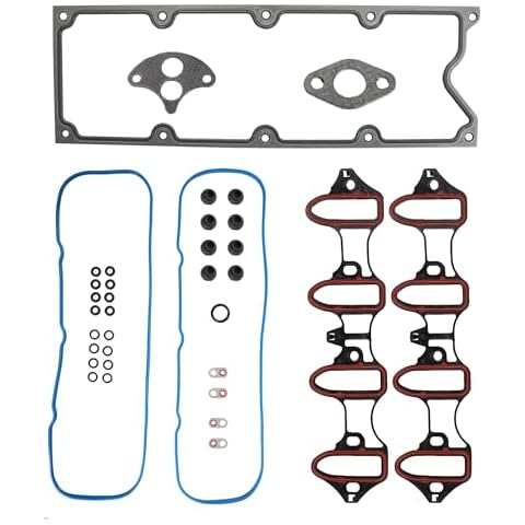 YIDEZU Intake Manifold Gasket Set fit for Chevrolet Avalanche Express Buick Yukon GMC Saab 4.8L 5.3L 6.0L in V8 MIS16340 Cover