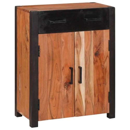 INLIFE Buffets & Commodes Marron 55 x 30 x 75 cm Bois d'acacia massif-4104007